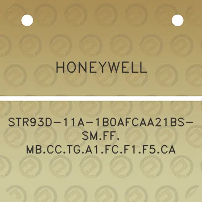 honeywell-str93d-11a-1b0afcaa21bs-smff-mbcctga1fcf1f5ca