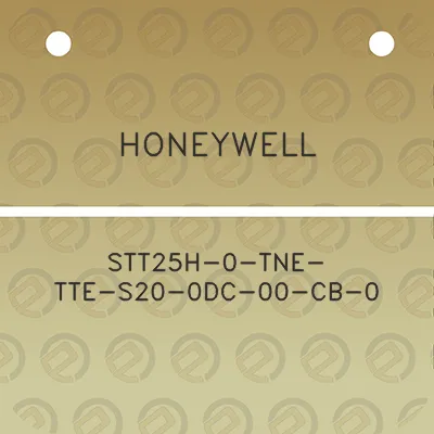 honeywell-stt25h-0-tne-tte-s20-0dc-00-cb-0