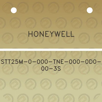 honeywell-stt25m-0-000-tne-000-0d0-00-3s