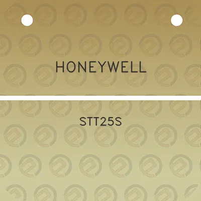 honeywell-stt25s