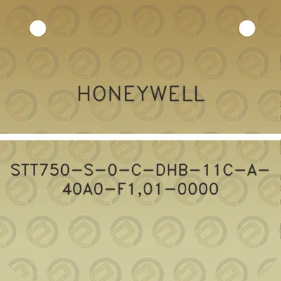 honeywell-stt750-s-0-c-dhb-11c-a-40a0-f101-0000