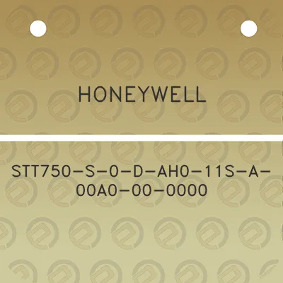 honeywell-stt750-s-0-d-ah0-11s-a-00a0-00-0000