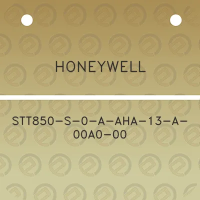 honeywell-stt850-s-0-a-aha-13-a-00a0-00