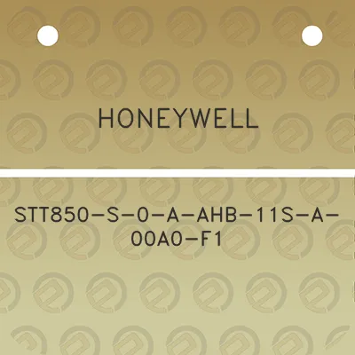 honeywell-stt850-s-0-a-ahb-11s-a-00a0-f1