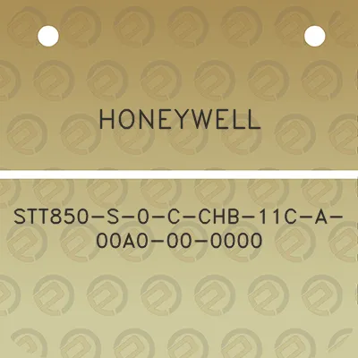 honeywell-stt850-s-0-c-chb-11c-a-00a0-00-0000