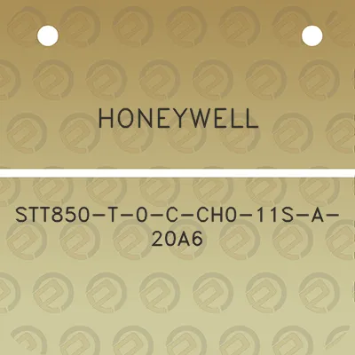 honeywell-stt850-t-0-c-ch0-11s-a-20a6