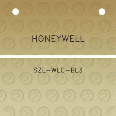 honeywell-szl-wlc-bl3