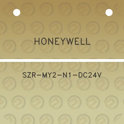 honeywell-szr-my2-n1-dc24v