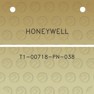 honeywell-t1-00718-pn-038