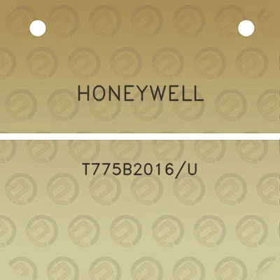 honeywell-t775b2016u