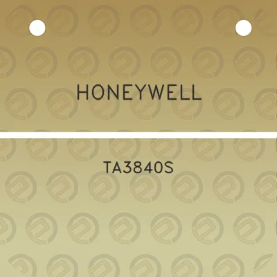 honeywell-ta3840s