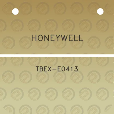 honeywell-tbex-e0413