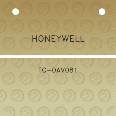 honeywell-tc-0av081