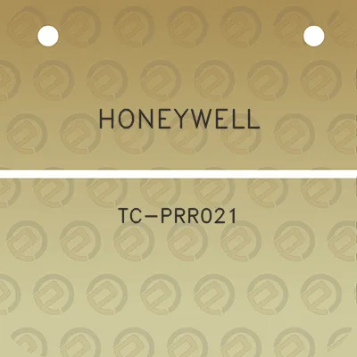 honeywell-tc-prr021