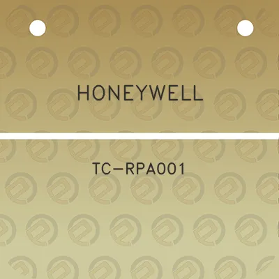 honeywell-tc-rpa001