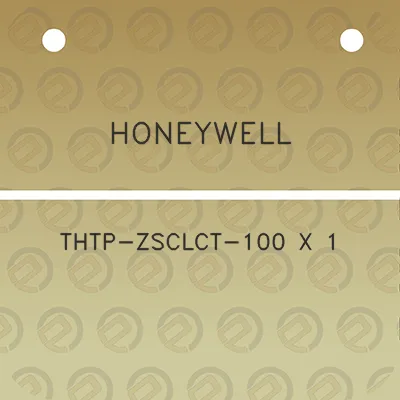 honeywell-thtp-zsclct-100-x-1