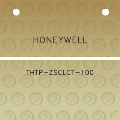 honeywell-thtp-zsclct-100