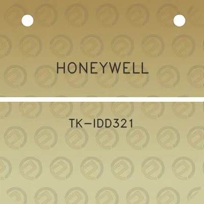 honeywell-tk-idd321