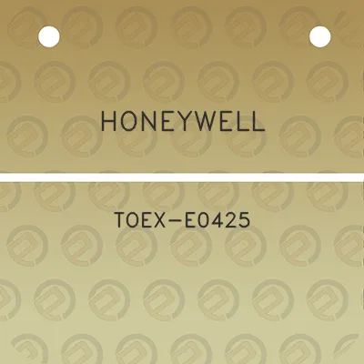 honeywell-toex-e0425