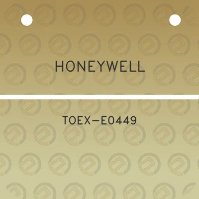 honeywell-toex-e0449