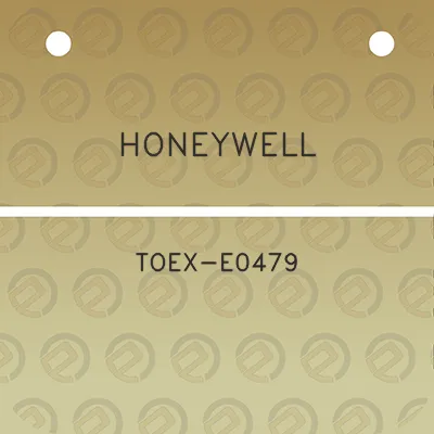 honeywell-toex-e0479