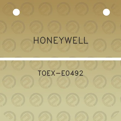 honeywell-toex-e0492