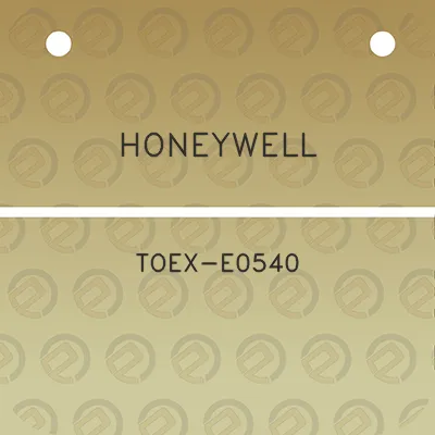 honeywell-toex-e0540