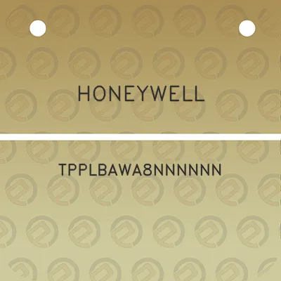 honeywell-tpplbawa8nnnnnn