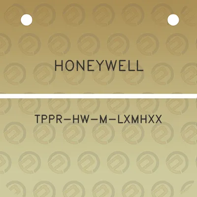 honeywell-tppr-hw-m-lxmhxx