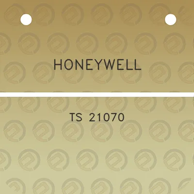 honeywell-ts-21070