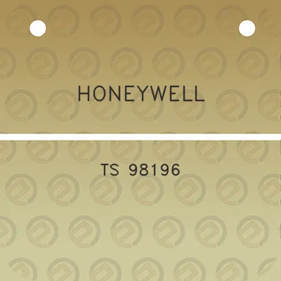 honeywell-ts-98196