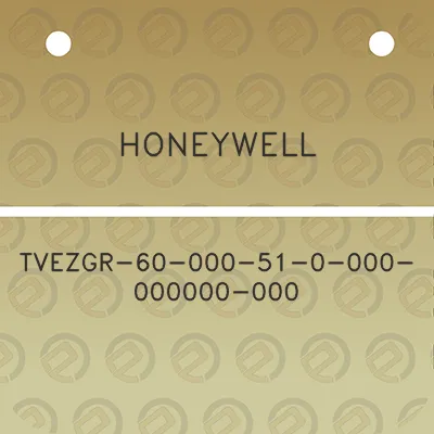 honeywell-tvezgr-60-000-51-0-000-000000-000