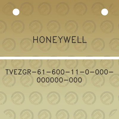 honeywell-tvezgr-61-600-11-0-000-000000-000