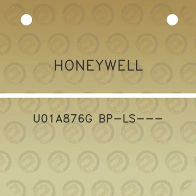 honeywell-u01a876g-bp-ls