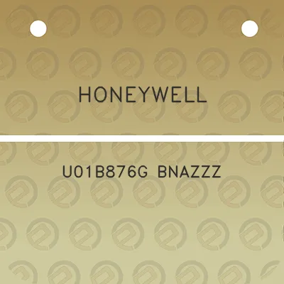 honeywell-u01b876g-bnazzz