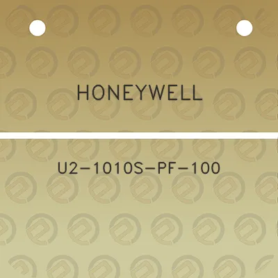 honeywell-u2-1010s-pf-100