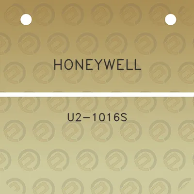 honeywell-u2-1016s