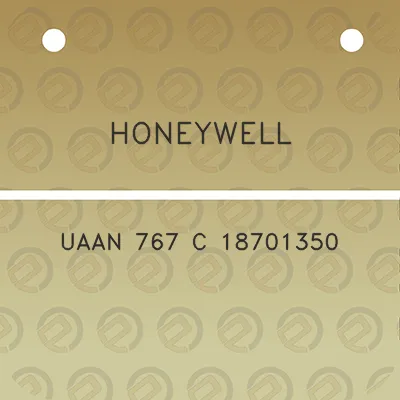 honeywell-uaan-767-c-18701350