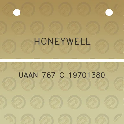 honeywell-uaan-767-c-19701380