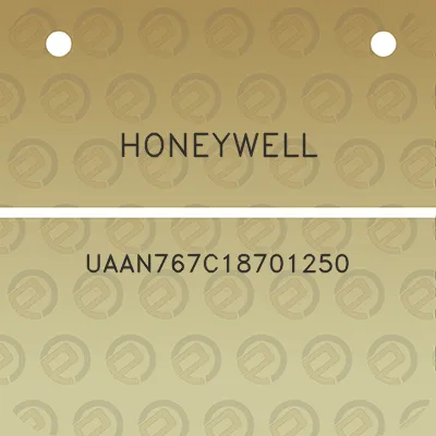 honeywell-uaan767c18701250