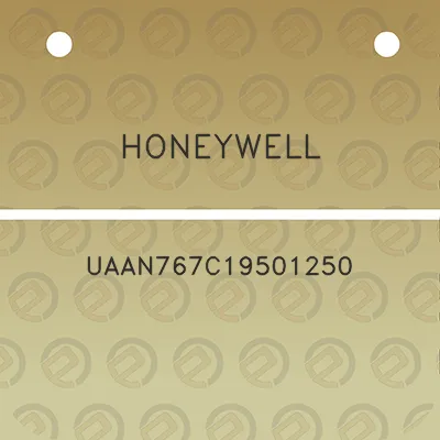 honeywell-uaan767c19501250