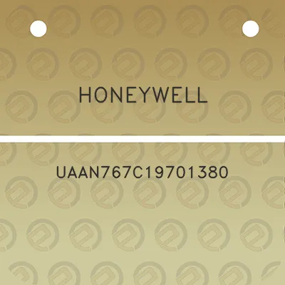 honeywell-uaan767c19701380