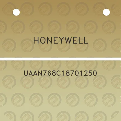 honeywell-uaan768c18701250