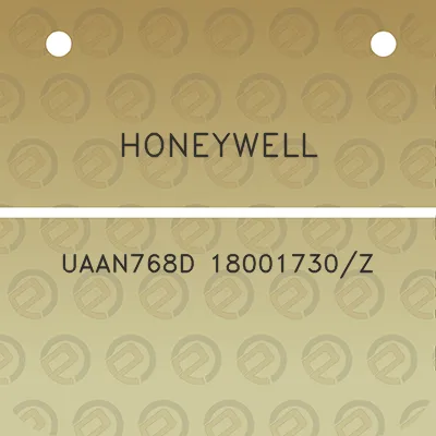 honeywell-uaan768d-18001730z