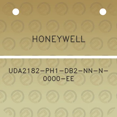 honeywell-uda2182-ph1-db2-nn-n-0000-ee