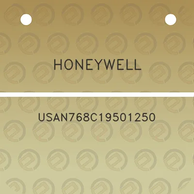 honeywell-usan768c19501250