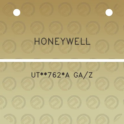 honeywell-ut762a-gaz