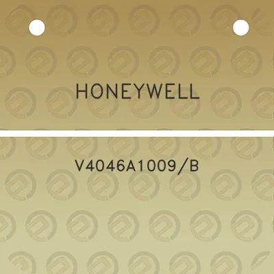 honeywell-v4046a1009b