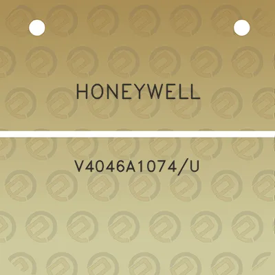 honeywell-v4046a1074u