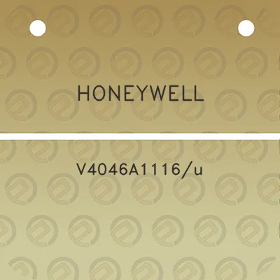 honeywell-v4046a1116u